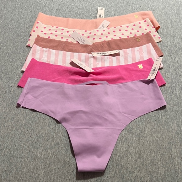 Victoria’s Secret No Show Thong Bundle Size M - Picture 1 of 9